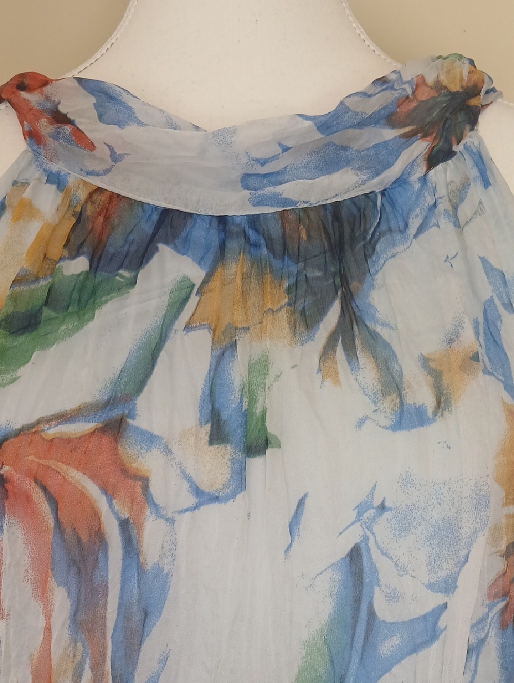Carla Conti Sleeveless Silk Blouse Size Medium - Picture 2 of 7